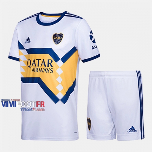 Ensemble Maillot Boca Juniors Enfant Exterieur 2020-2021 Personnalisé :77Footfr