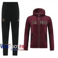 77footfr Veste Foot - Sweat a Capuche PSG Jordan Bordeaux - 2020 2021 J136