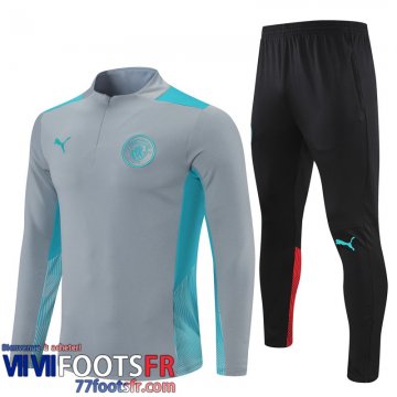 Survetement de Foot Manchester City gris Homme 21 22 TG162