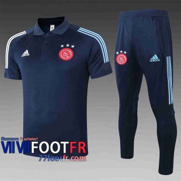 polo de foot Ajax Bleu foncé C526e 20-21