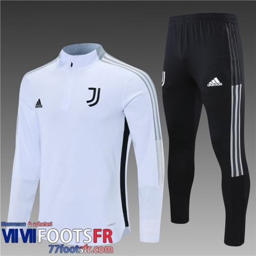 Survetement de Foot Juventus blanche Enfant 21 22 TK151