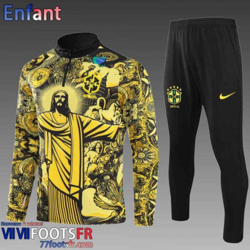 KIT: Survetement de Foot Bresil Enfant 24 25 C522