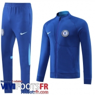 Veste Foot Chelsea bleu Homme 22 23 JK470