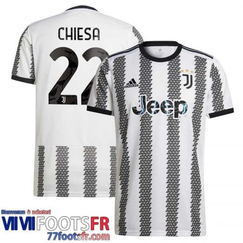 Maillot De Foot Juventus Domicile Homme 2022 2023 Chiesa 22