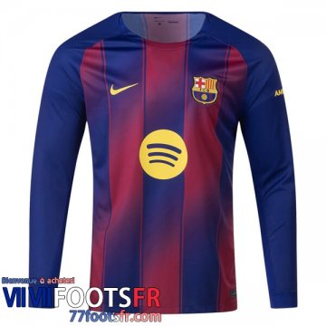 Maillot De Foot Barcelone Domicile Homme 25 26 manches longues