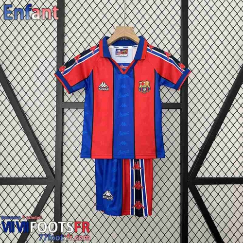 Retro Maillot De Foot Barcelone Domicile Enfant 95 97 FG467