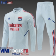 Survetement de Foot Lyon gris Enfant 22 23 TK311