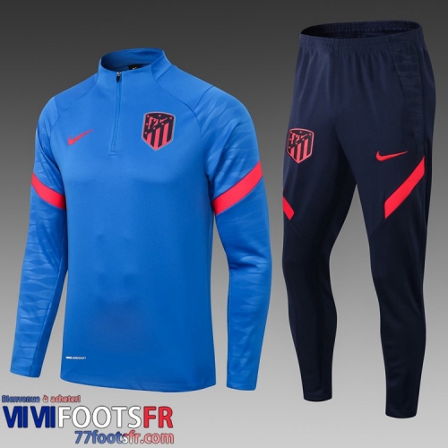 Survetement Foot Atletico Madrid Homme bleu 2021 2022 TG41