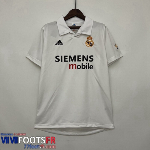 Retro Maillot De Foot Real Madrid Domicile Homme 02 03 FG243