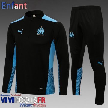 Survetement de Foot Marseille noir Enfant 21 22 TK174