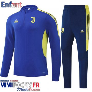 Survetement de Foot Juventus bleu Enfant 2021 2022 TK236