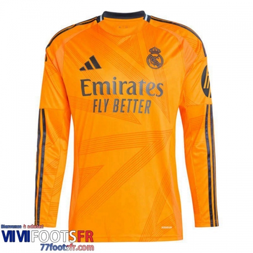 Maillot De Foot Real Madrid Exterieur Homme Manche Longue 24 25