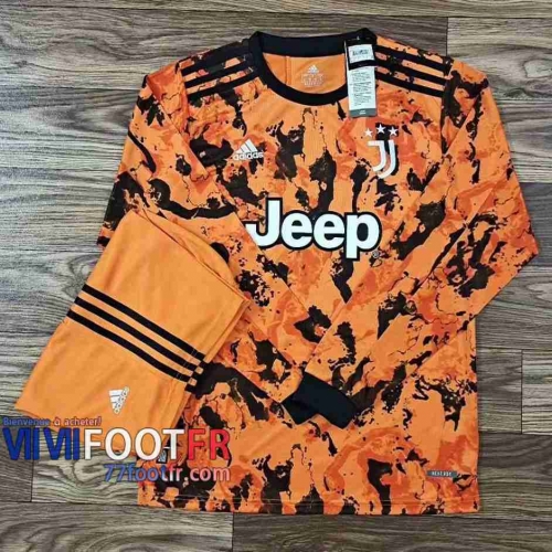 77footfr Maillots foot Juventus Third Manche Longue 2020 2021