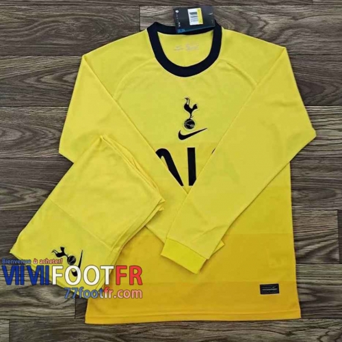 77footfr Maillots foot Tottenham Third Manche Longue 2020 2021