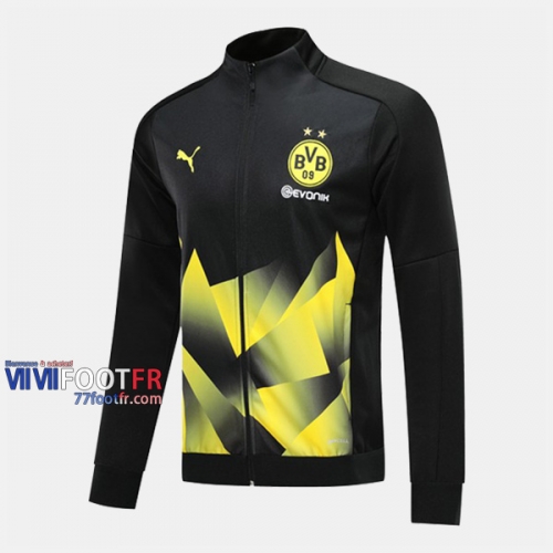 Boutique Veste Foot Dortmund Bvb Jaune/Noir 2019/2020 Nouveau Promo