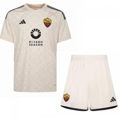 Maillot De Foot AS Rome Exterieur Enfant 2023 2024