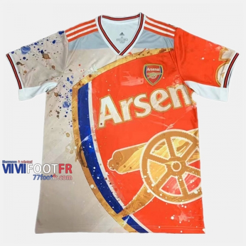 Nouveau Flocage Maillot De Foot Arsenal Homme Version Classique 2019-2020 Personnalise :77Footfr