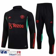 Survetement de Foot Manchester United noir Homme 2023 2024 A11