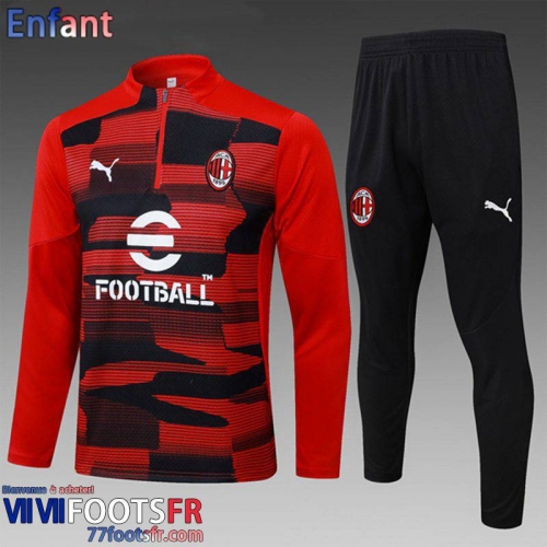 KIT: Survetement de Foot AC Milan Enfant 24 25 C566