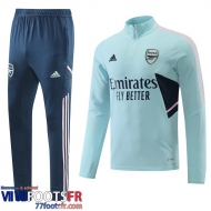 Survetement de Foot Arsenal bleu clair Homme 2022 2023 TG461