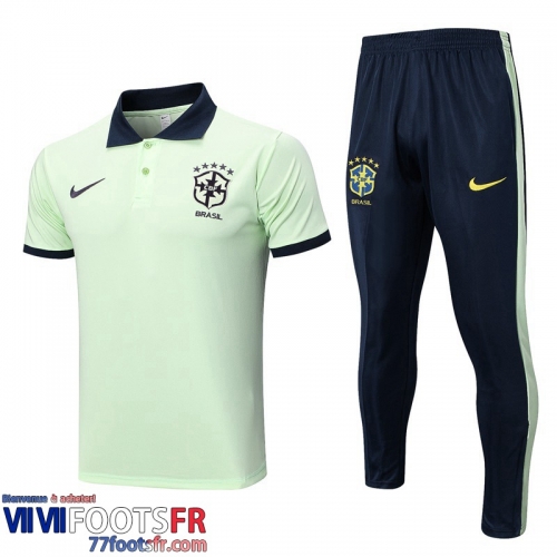 Polo foot Bresil vert Homme 2022 2023 PL633