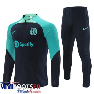 Survetement de Foot Barcelone noir Homme 2023 2024 A89