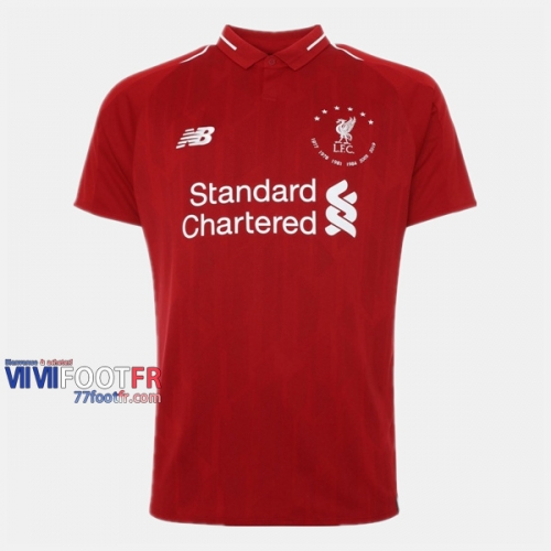 Maillot De Foot Liverpool FC Homme Edition Commemorative De 6 Championnats 2019-2020 Personnalise :77Footfr