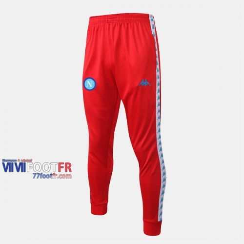 Promo: Le Nouveau Pantalon Entrainement Foot Naples Thailande Rouge 2019/2020