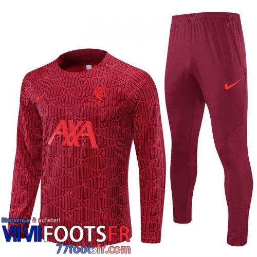 Survetement de Foot Liverpool rouge Homme 22 23 TG304