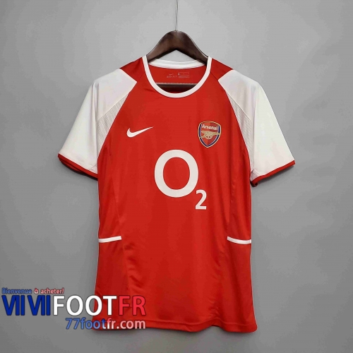 77footfr Retro Maillots foot 02 04 Arsenal Domicile