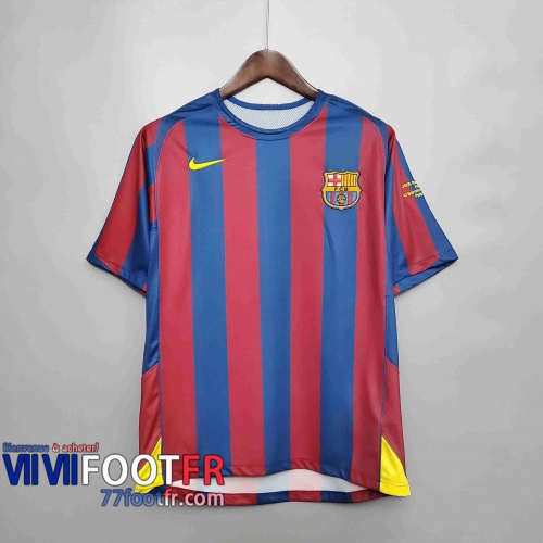 77footfr Retro Maillots foot Barcelone 2006 UEFA Champions League Domicile