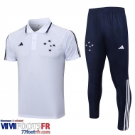 Polo foot Cruzeiro Blanc Homme 2023 2024 PL679