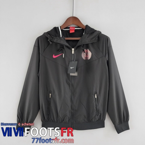 Coupe Vent - Sweat a Capuche PSG noir Homme 22 23 WK83