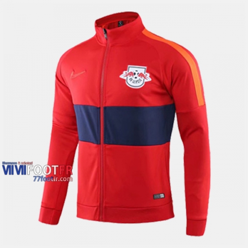 Magasins Veste Foot RB Leipzig Rouge 2019/2020 Nouveau Promo