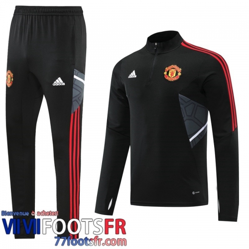 Survetement de Foot Manchester United noir Homme 22 23 TG378