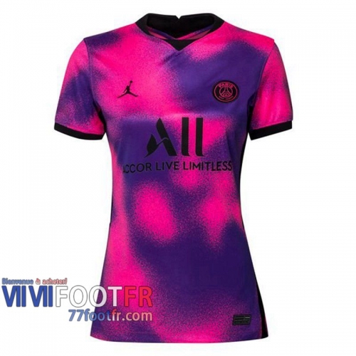 Maillot De foot PSG Jordan Fourth Stadium 20-21 - Femme