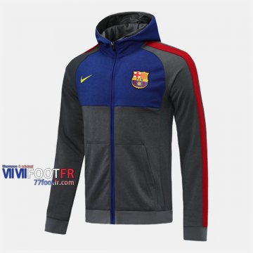 Boutique Veste Foot FC Barcelone Gris 2020/2021 Nouveau Promo