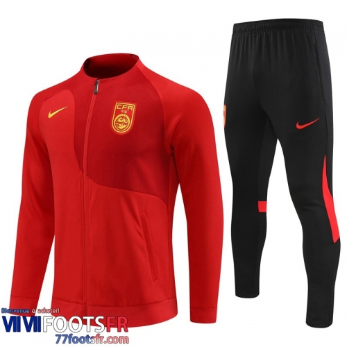 Veste Foot China rouge Homme 2023 2024 B27