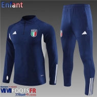 Survetement de Foot Italie bleu Enfant 2023 2024 TK584