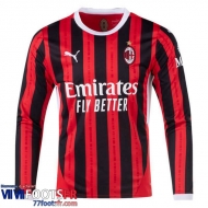 Maillot De Foot AC Milan Domicile Homme Manche Longue 24 25