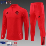 Survetement de Foot Flamengo rouge Enfant 2023 2024 TK573