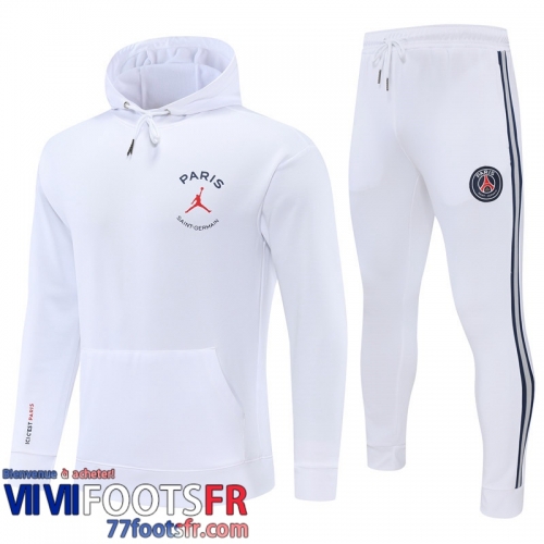 Sweatshirt Foot PSG Blanc Homme 2021 2022 SW33