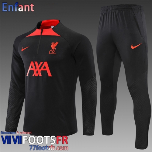 Survetement de Foot Liverpool jaune Enfant 2022 2023 TK304