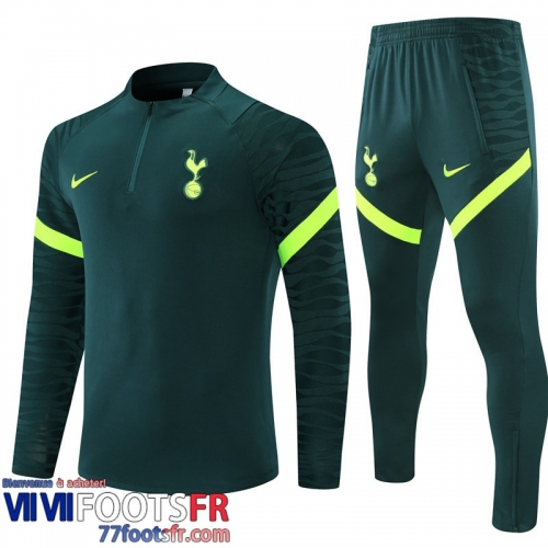 Survetement de Foot Tottenham Hotspur vert Homme 21 22 TG216