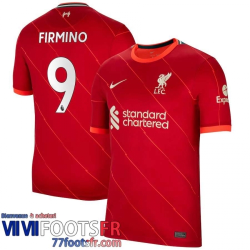 Maillot De Foot Liverpool Domicile Homme 21 22 # Firmino 9