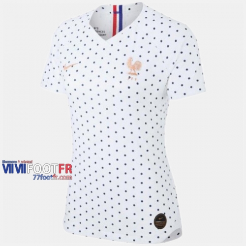 Flocage Personnalise Maillot Du France Femme Exterieur UEFA Euro 2020 Nouveau