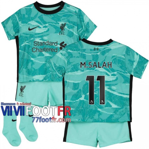 77footfr Liverpool Maillot de foot M.Salah #11 Exterieur Enfant 20-21