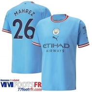 Maillot De Foot Manchester City Domicile Homme 2022 2023 Mahrez 26