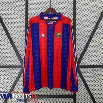 Retro Maillot De Foot Barcelone Domicile Homme Manche Longue 96 97 FG394