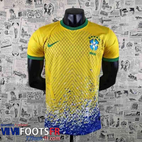 Maillot De Foot Bresil Jaune Homme AG29